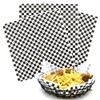 Hslife 100 Sheets Checkered Dry Waxed Deli Paper Sheets, Paper