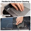 Amagabeli Cast Iron Cleaner 8"x6" 316L Stainless Steel Chainmail Scrubber