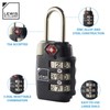 Lewis N. Clark Travel Sentry TSA-Approved Luggage Lock, Large 3