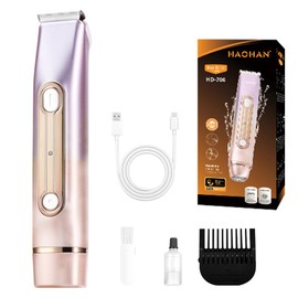 Intimrasierer Für Frauen, 2-in-1 Elektrischer RasiererDamen Intimbereich, Silky SplashRasierer, Damenrasierer Elektrisch, Dual Head ShaverRasierer Damen