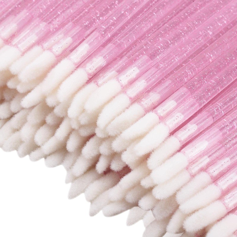 100 Pieces Lipstick Wands Disposable Lip Gloss Cosmetic Applicator Ctystal