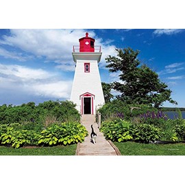300 Piece Jigsaw Puzzle, Mitsuaki Iwago, Small Lighthouse, 10.2 x 15.0 inches (26 x 3