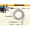 FLUENTPOWER 23FT x 1" Suction Hose Kit with Brass Fitting