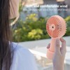 Handheld Misting Fan Quiet 2000mAh 3 Wind Speed 2 Spray