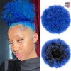 rosmile Afro Puff Drawstring Ponytail Extension for Black Women, Premium
