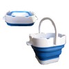 JP-SAKURA Folding Brush Wash Bucket Folding Compact Paint Palette Brush