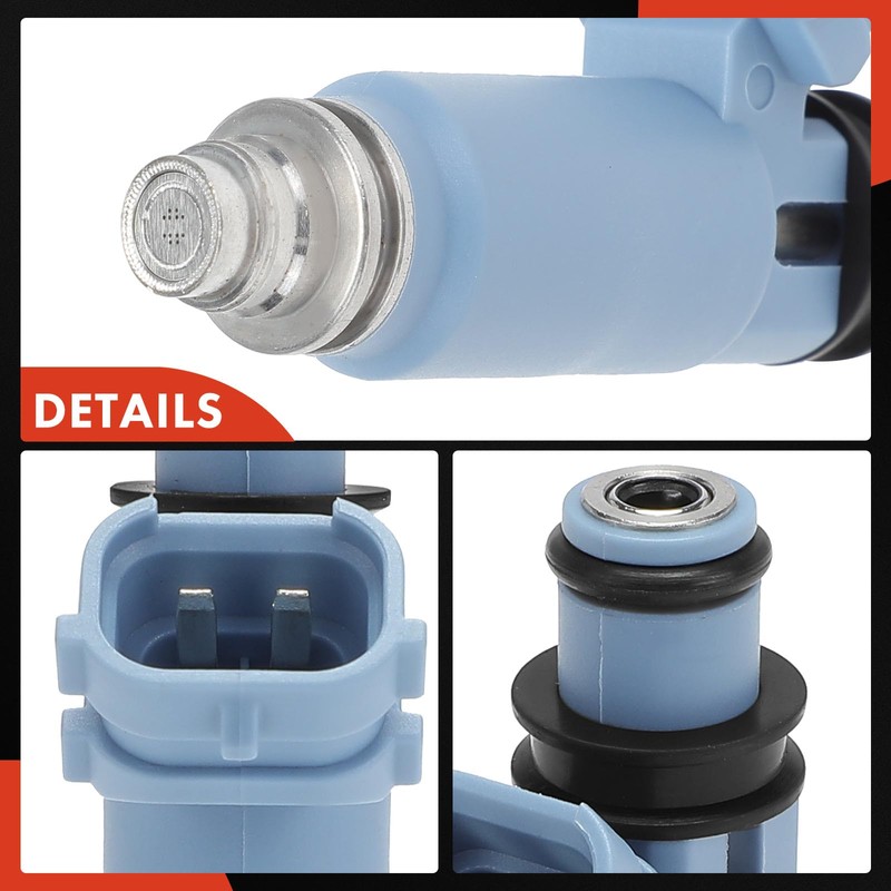 A-Premium 12 Holes Set of 4 Fuel Injectors Compatible with