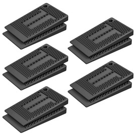 10 PCS Plastic Wedges & Levelling Feet Shims – Non-Slip Flexible Glazing Packers & Rubber Pads for Furniture, Tables, Chairs, Cabinets