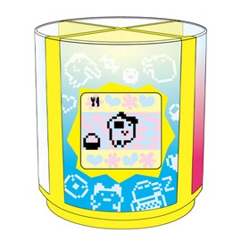 Bandai Tamagotchi Rotating Freestanding Yellow TG-MFR-YL Size (H x W x D): Approx. 4.3 x 3.9 x 3.9 inches (11 x 10 x 10 cm)