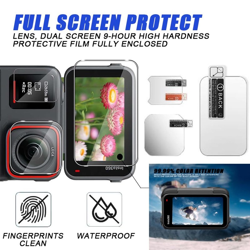 Black Mini Camera Bag for INSTA360 ACE Pro 2, 2