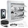 12 inch Shutter Exhaust Fan with Speed & Thermostat Control,