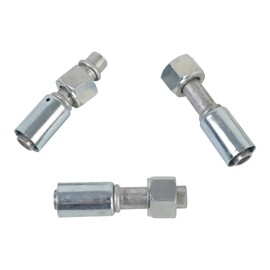 Wisepick Air Conditioning #10 AC Fitting Set for Reduced Hose Female Oring Beadlock 7/8-14UNF Including Straight 45 90 Degree