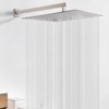 HarJue Shower Arm, Rain Shower Head Extension Extender, With Flange