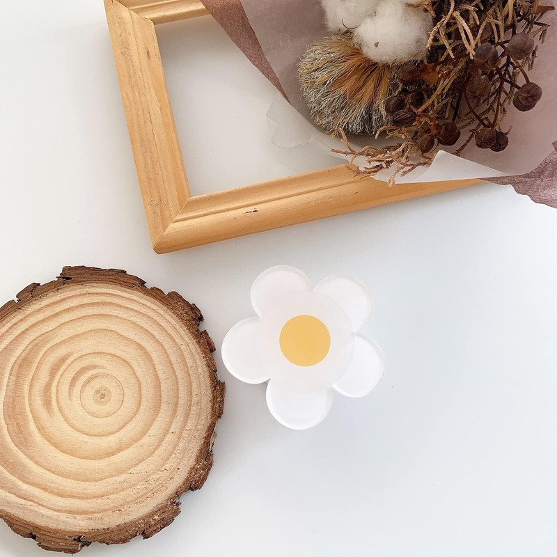 Smartphone Grip, Korean, Flower, Simple, Cute, Stylish, Smartphone Stand, Fall