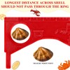 Kathfly 4 Pcs Dungeness Crab Gauge Measure Clam Measuring Tool