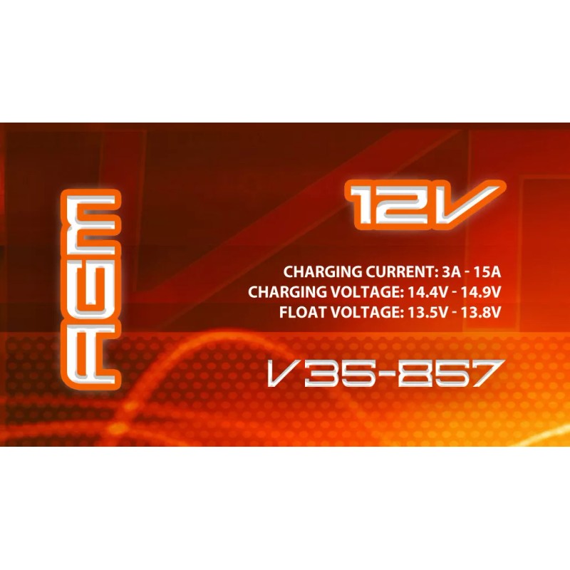 VMAX V35-857 12V AGM marine Battery for 18-35LB Cobra &