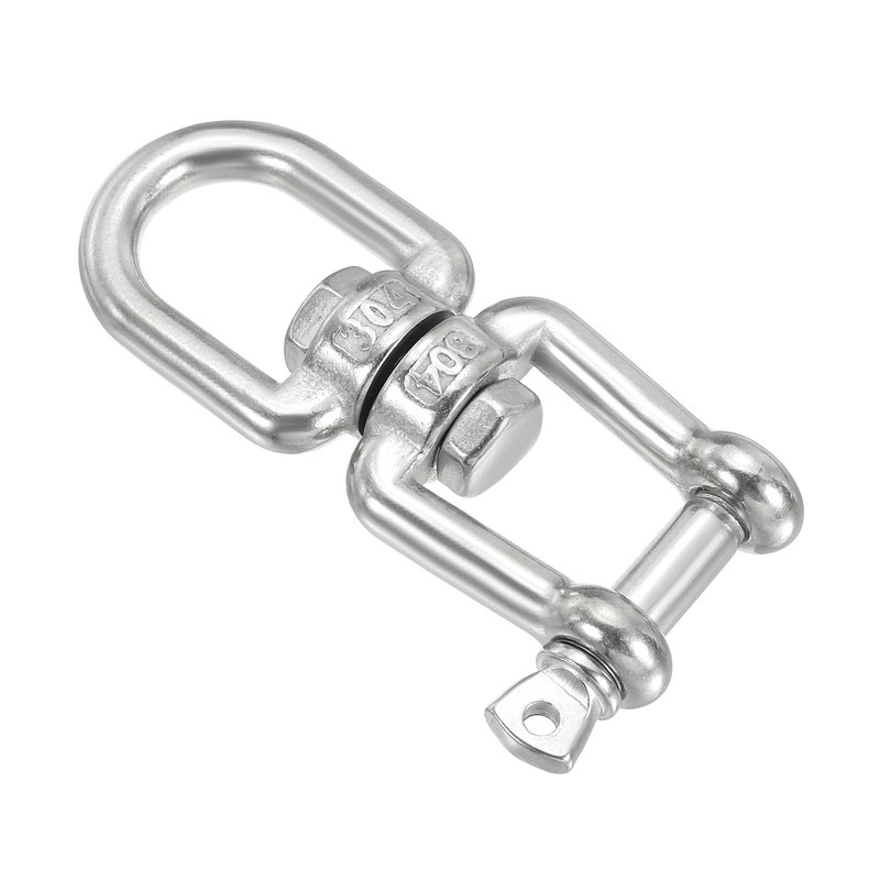 PATIKIL Double End Swivel M8 Working Load 475kg/1047lbs 304 Stainless