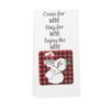 Department 56 Snowpinions Come for Wine Dish Cloth Bar Towel,