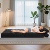 HABUTWAY Folding Sofa Bed, Convertible Sleeper Chair Bed w/Dual-Pillow &