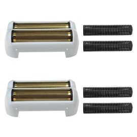 2 Packs Pro Shaver Replacement Foil and Cutters for andis 17150(TS-1)/17155/17200 shaver ProFoil Lithium Golden