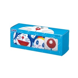 Nissen Shoko Doraemon Towel Towel Set (1 Face Towel, 1 Towel Square) Blue "Doraemon Petit Gift" DR-07152