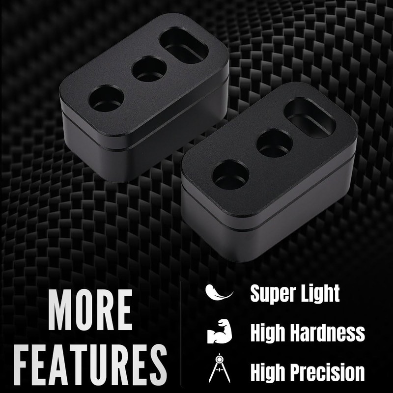 OICCTBF 2Pcs Upgraded Front Seat Spacers,Driver or Passenger Adjustable Rear