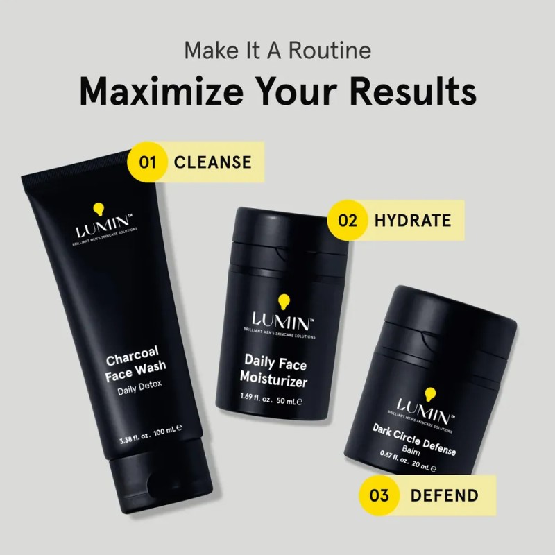 Lumin Hidratante Facial Diario Para Hombre Crema