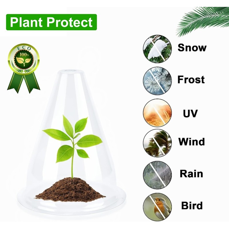 KAHEIGN Transparent Plant Protection Covers