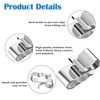 Pack of 50 Photovoltaic Cable Clips, PV Cable Clips, Stainless