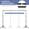 Backdrop Stand 10x7.5ft, Height Adjustable and Width Adjustable Backdrop Stand,