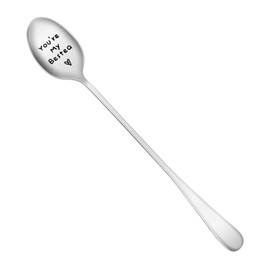 Engraved You're My Bestea Coffee Spoon - Perfect Friendship Gift for Women, Ideal for Christmas or Birthday Celebrations