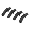 4pcs Sunroof Drain Tube Connector EEH500100 Rubber Black Replacement for