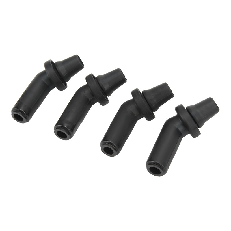 4pcs Sunroof Drain Tube Connector EEH500100 Rubber Black Replacement for