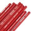 Bigman BAP-R12 Architectural Pencils, Pack of 12, Red