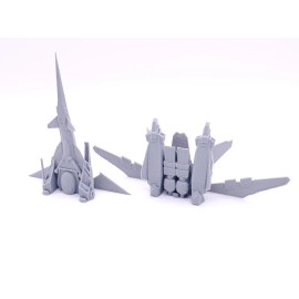 3D4K VA-1SS Metal Siren -  1", 3", 6" or 12" Model Custom Kit Robotech Macross Ship - 12 Inch