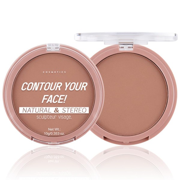 FERLYHR Contour Powder Foundation - Matte Finish, Waterproof & Oil-Control,