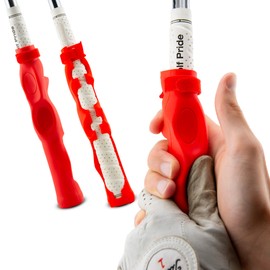 Goose Golf Golf Swing Trainer, Golf Grip Training Aid for Correct Hand Positioning, Removable Swing Grip Attachment That Fits All Clubs, Golf Grip Corrector, Medium (Fits Standard/Midsize Grips)