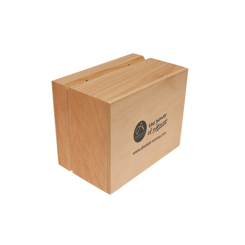 Absolute Aromas Ätherische Öle Holz Aufbewahrungsbox - für 12 x