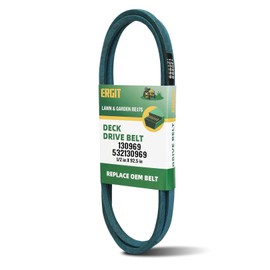 ERGIT 130969 Drive Belt 1/2-in x 92.5-in Replacement for 130969 Craftsman 532130969 Husqvarna Drive Belt Fits YTH18542, YTH22V46, YTH23V48, YTH24V48, YTH24V54, LGT48DXL, LGT2654