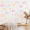 Glow in The Dark Rainbow Wall Sticker Glowing Rainbow Wall