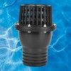 Water Pump Foot Valve Black PVC Low Pressure Flat Check