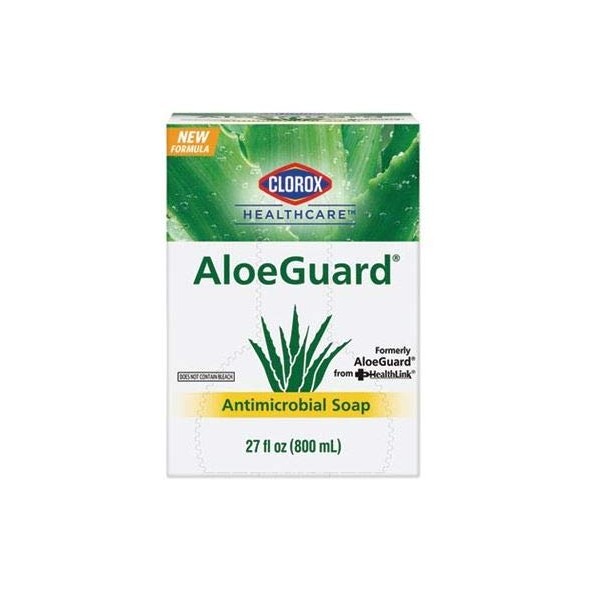 Sold Individually Healthlink AloeGuard 7720 Moisturizing Antimicrobial Soap, 800ml Wall Refill, Aloe Vera Infused, PCMX, Floral Scent (1 Each)