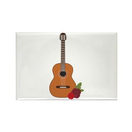 CafePress Spanish Flamenco Music Acoustic Guitar Magnets Rectangle Magnet, 2"x3" Refrigerator Magnet (10 pack)