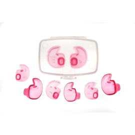 Doc’s Proplugs Combo Pack – (Adult 18+) – Non-Vented – Pink – Includes Case | 4 Sizes in One Pack | Reusable Earplugs for Surfing, Swimming & More | Blocks Water & Noise | Made in USA