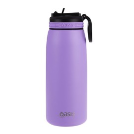 Oasis Insulated Sports Bottle with Sipper, Lavender, 780 ml