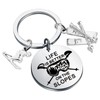 CHOORO Snowboarding Gift Life Is Better On The Slopes Keychain