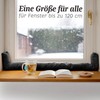 Praknu Pack of 2 draught excluders for windows up to