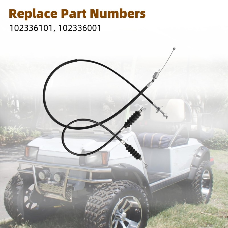 Narcilors Golf Cart Governor and Accelerator Cable Kit 102336001 Replacement