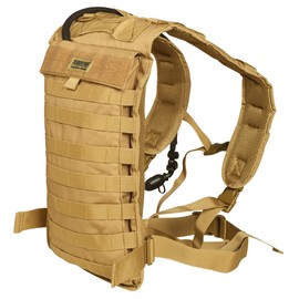 Seibertron Tactical Molle Hydration Carrier Pack Backpack Great for Outdoor Sports of Running Hiking Camping Cycling Motorcycle Fit for Seibertron 2L or 2.5L Water Bladder(not Included) Khaki