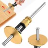 Wheel Marking Gauge Woodworking, Scribe Tool Woodworking, Adjustable 0-12cm, Aluminum